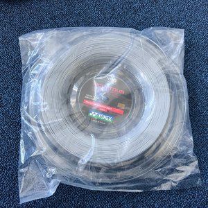 Yonex Polytour Drive 16L Gauge 1.25mm Tennis String Reel Silver 200m/656 FT
